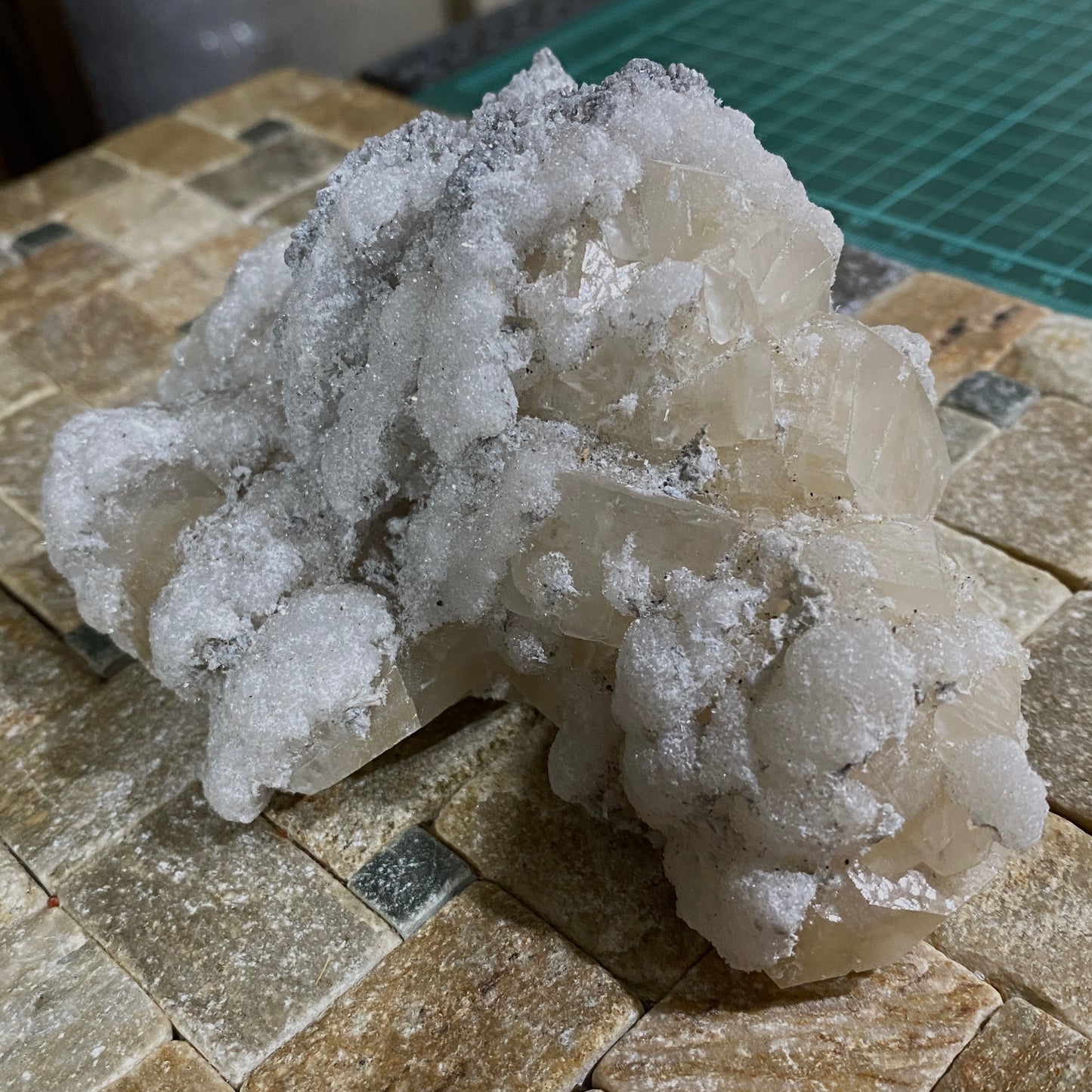 CALCITE FASCINATING SPECIMEN FROM CAVNIC MINE, ROMANIA  LARGE  490g MF4235