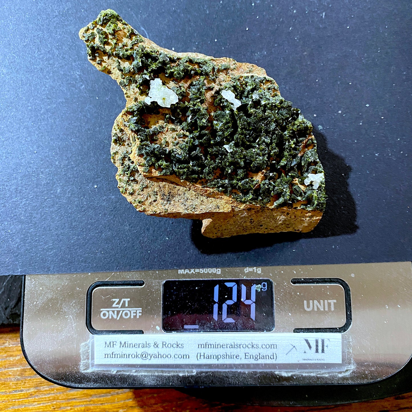 EPIDOTE - POLLUX, GORNER GLACIER, ZERMAT, VALAIS, SWITZERLAND