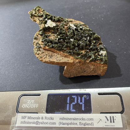 EPIDOTE - POLLUX, GORNER GLACIER, ZERMAT, VALAIS, SWITZERLAND