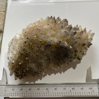 PYRITE ON CALCITE FROM DAYE, HUBEI, CHINA EXCEPTIONAL  SPECIMEN 317g MF1651