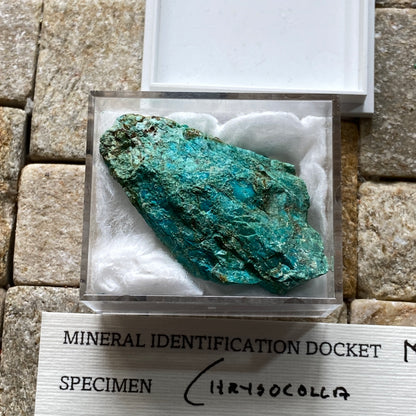 CHRYSOCOLLA - LUPOTO MINE, HAUT-KATANGA, D.R. CONGO, AFRICA 8g  MF4236/1121