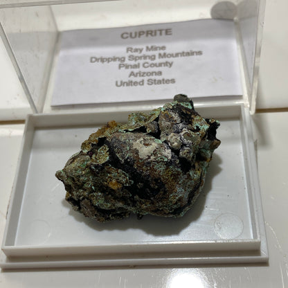 CUPRITE [ETC] : RAY MINE, DRIPPING SPRING MTS. PINAL CO. ARIZONA U.S.A. 18g MF1745