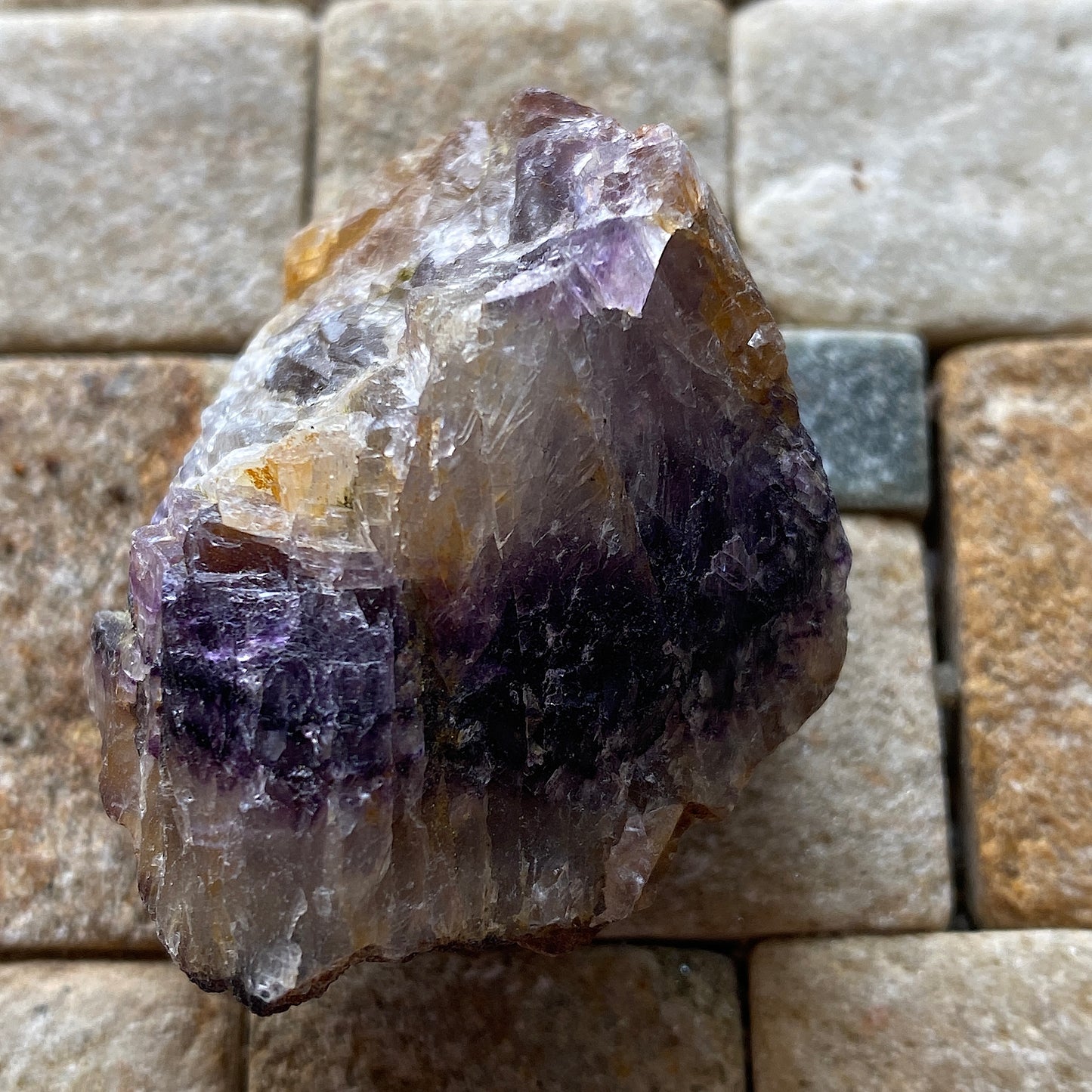 "BLUE JOHN" FLUORITE x 3 ROUGH SPECIMENS: OLD TOR MINE, DERBYSHIRE MF5260