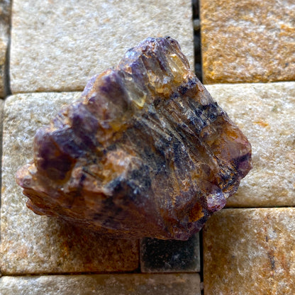 "BLUE JOHN" FLUORITE x 3 ROUGH SPECIMENS: OLD TOR MINE, DERBYSHIRE MF5260