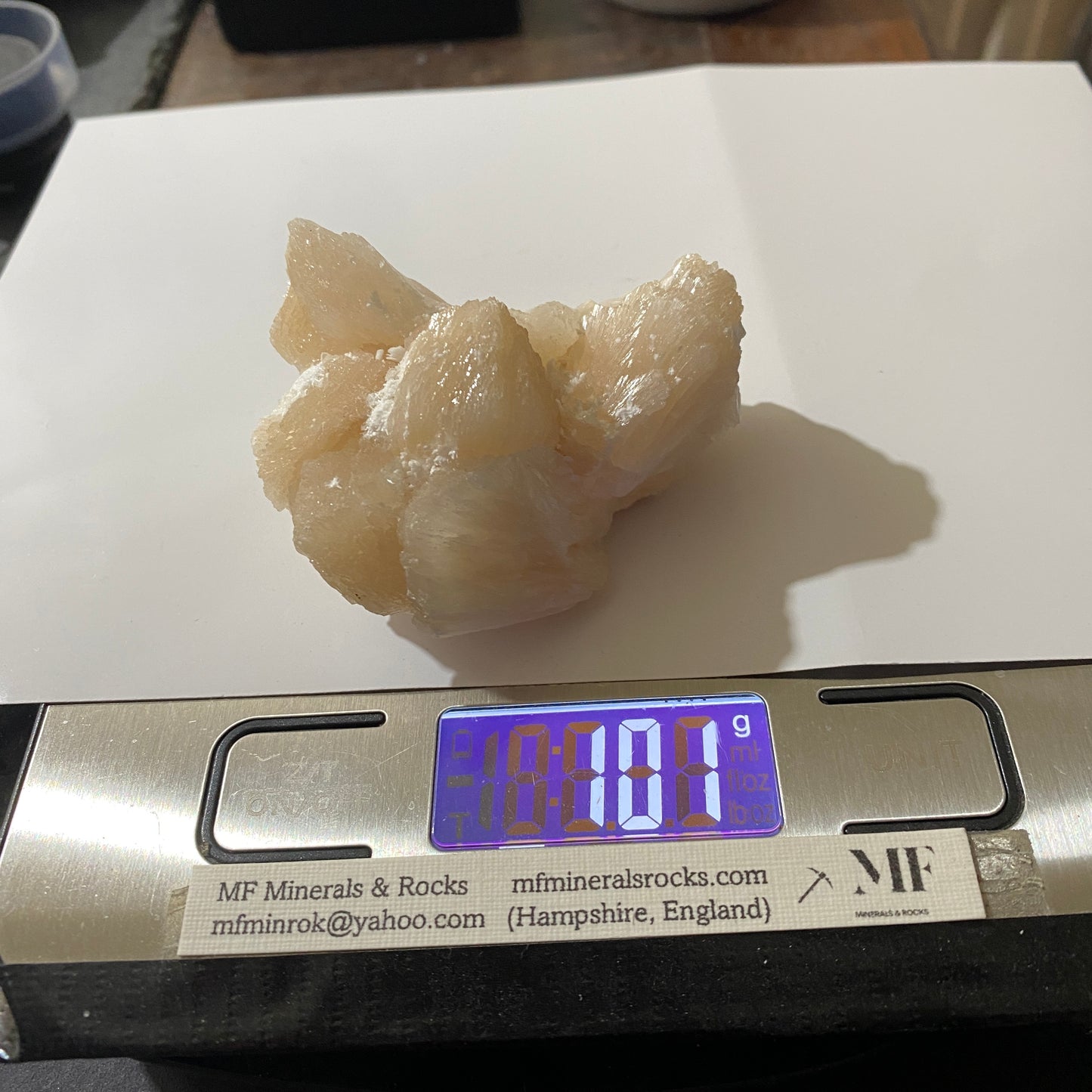 STILBITE : JALGAON, NASHIK, MAHARASHTRA, INDIA  101g MF1738