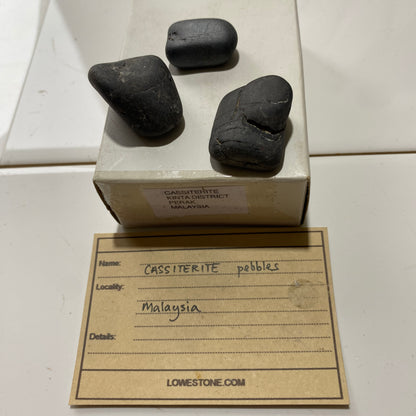 CASSITERITE ALLUVIAL TIN ORE : KINTA, PERAK, MALAYSIA 53g MF1710