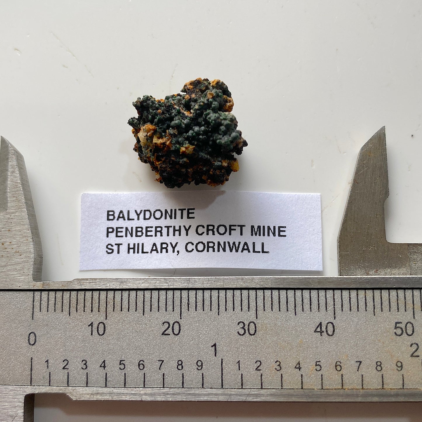 BALYDONITE ON MATRIX : PENBERTHY CROFT MINE, ST HILARY, CORNWALL 2g MF5262