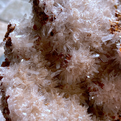 HEMIMORPHITE ON LIMONITE - OJUELA MINE, DURANGO, MEXICO. 142g MF2069