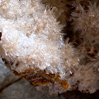 HEMIMORPHITE ON LIMONITE - OJUELA MINE, DURANGO, MEXICO. 142g MF2069