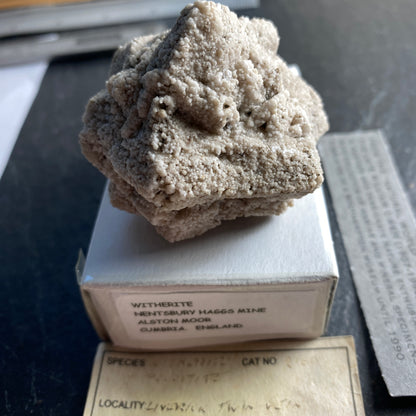 WITHERITE RARE SPECIMEN FROM HAGGS MINE, CUMBRIA 110g MF1381