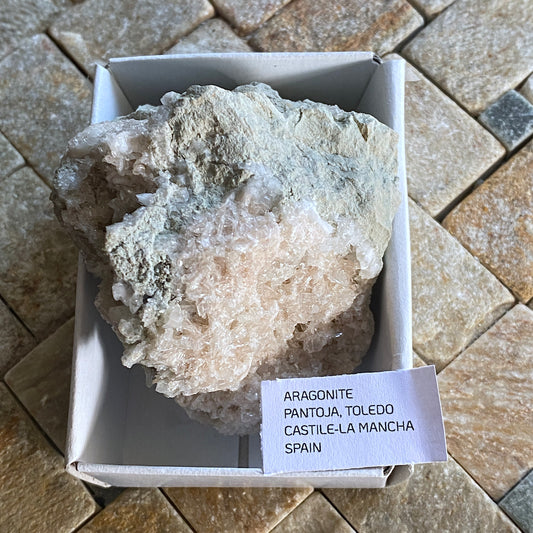 ARAGONITE ON MATRIX - PANTAJO, SPAIN 160g MF2070
