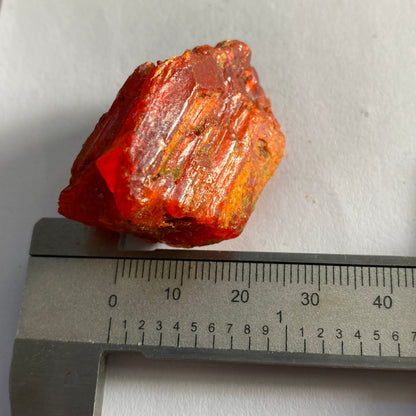 ORPIMENT CRYSTALLISATION FROM QUIRUVILCA MINE, PERU 18g MF1382