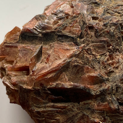 RARE SPECIMEN : AXINITE & RHODONITE - WESSELS MINE, NORTHERNCAPE, SOUTH AFRICA. 140g MF5268
