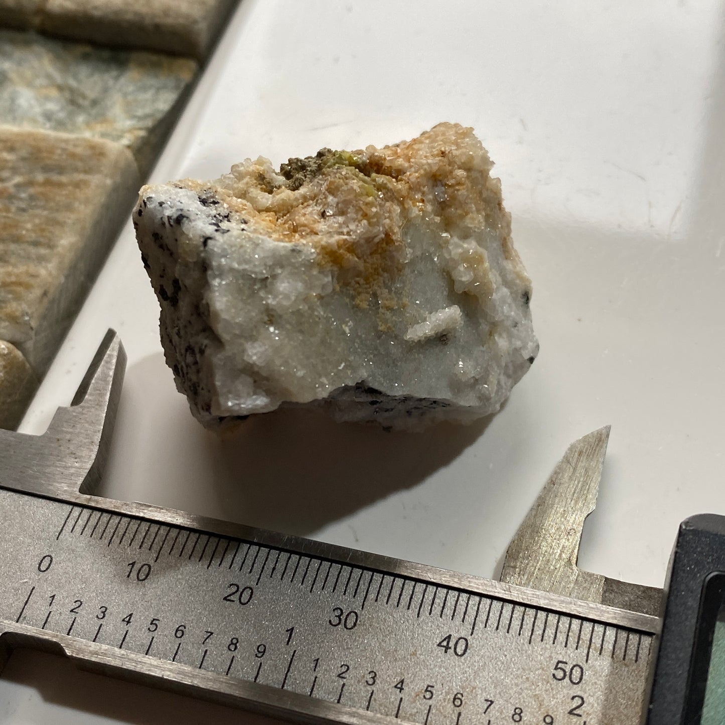 ARSENOPYRITE WITH QUARTZ [ETC] : GOLDEN CROSS MINE, WAITEKAURI, NEW ZEALAND 45g MF5269
