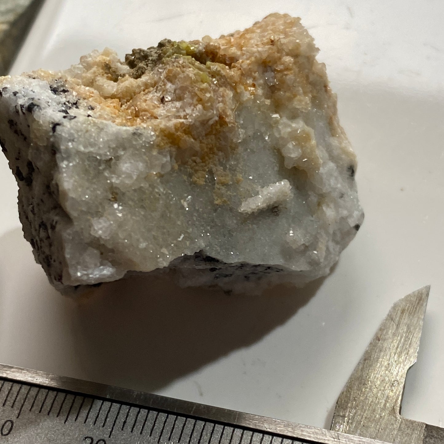 ARSENOPYRITE WITH QUARTZ [ETC] : GOLDEN CROSS MINE, WAITEKAURI, NEW ZEALAND 45g MF5269
