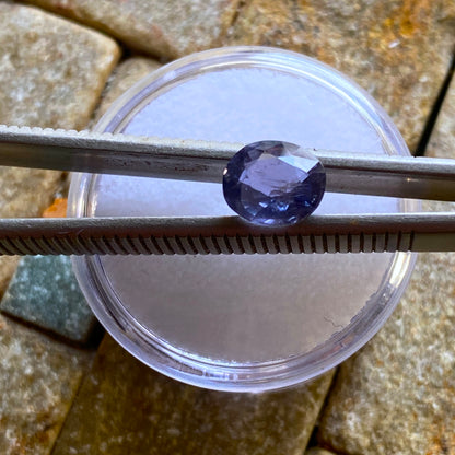 IOLITE [CORDIERITE] GEMSTONE NATURAL MINED - BABATI, TANZANIA 1.58Ct MFG1617