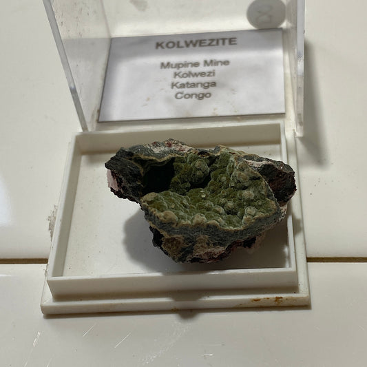 KOLWEZITE : MUPINE MINE, KOLWEZI, KATANGA, ZAIRE [D.R.C.] 11g MF1753