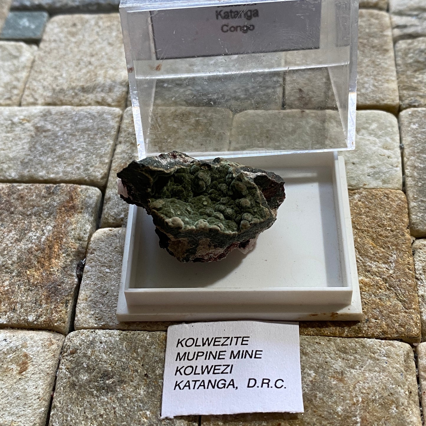 KOLWEZITE : MUPINE MINE, KOLWEZI, KATANGA, ZAIRE [D.R.C.] 11g MF1753