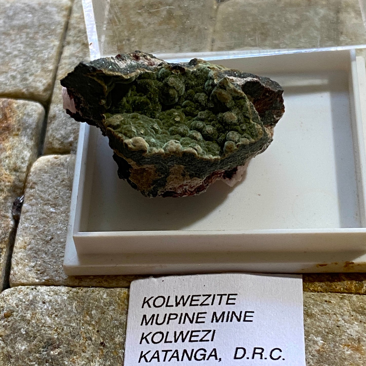 KOLWEZITE : MUPINE MINE, KOLWEZI, KATANGA, ZAIRE [D.R.C.] 11g MF1753