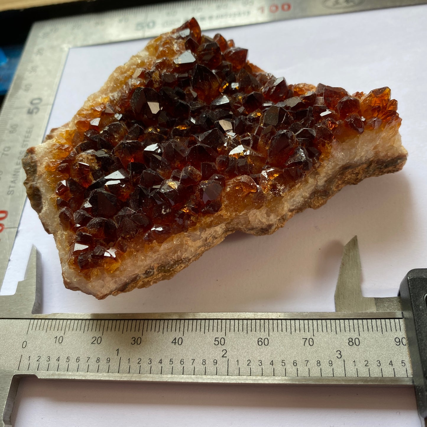 CITRINE QUARTZ - IRAI, RIO GRANDE DO SOL, BRAZIL. 230 g MF2076