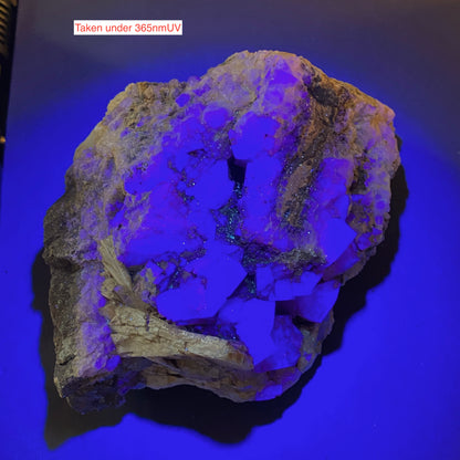 FLUORITE WITH BARYTE : HILTON MINE, MURTON, CUMBRIA LARGE 782g MF5272