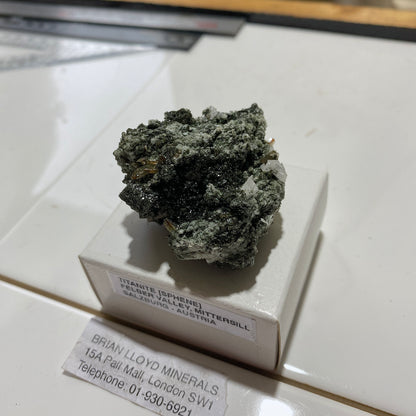 SPHENE/ADULARIA/CHLORITE [ETC] : FELBER VALLEY, MITTERSILL, AUSTRIA 45g MF4628