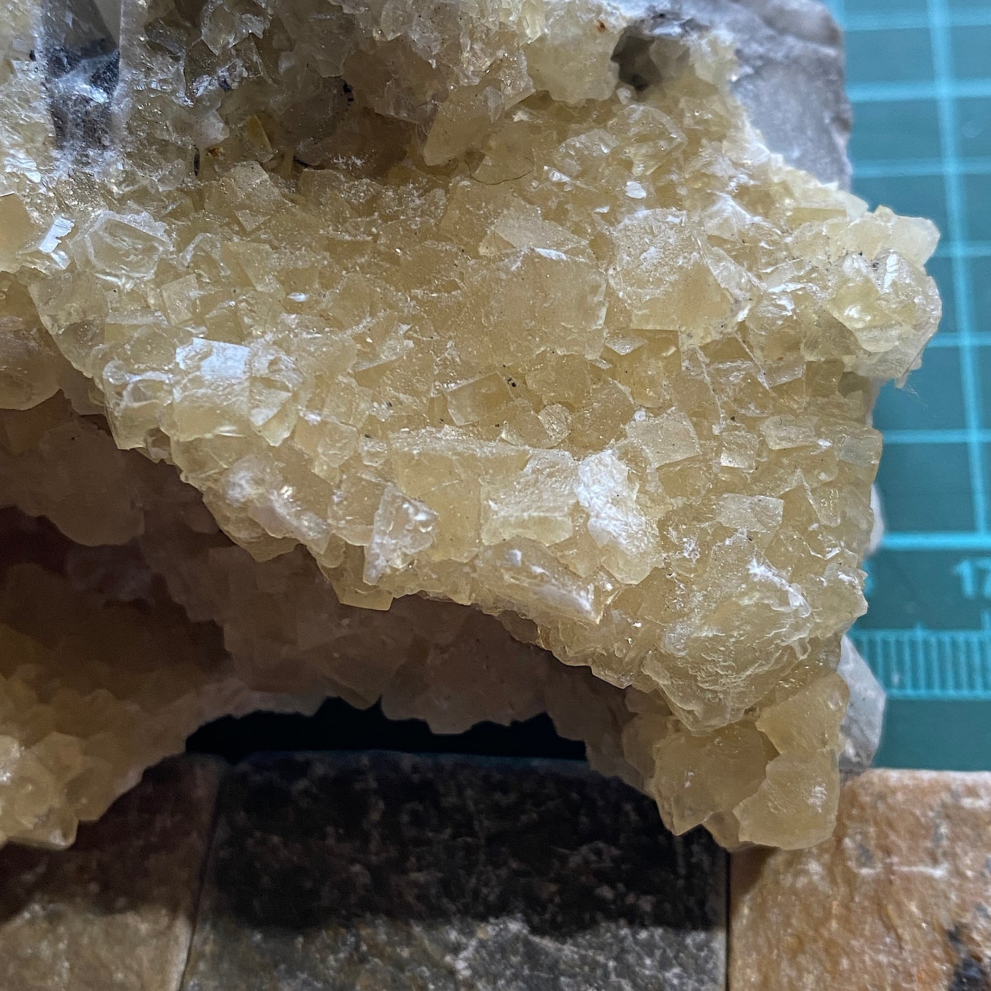 CALCITE ASSEMBLAGE - EGREMONT, COPELAND, CUMBRIA, ENGLAND 749g MF4448