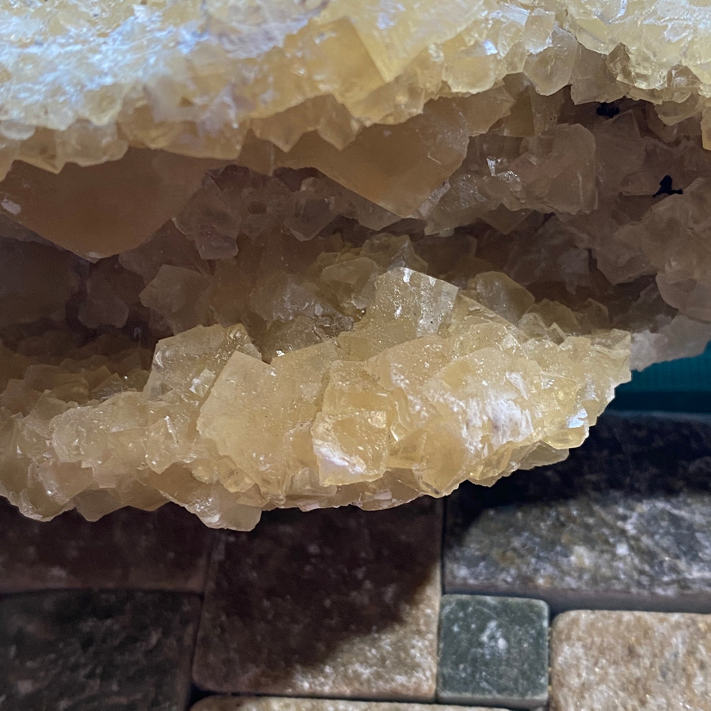 CALCITE ASSEMBLAGE - EGREMONT, COPELAND, CUMBRIA, ENGLAND 749g MF4448