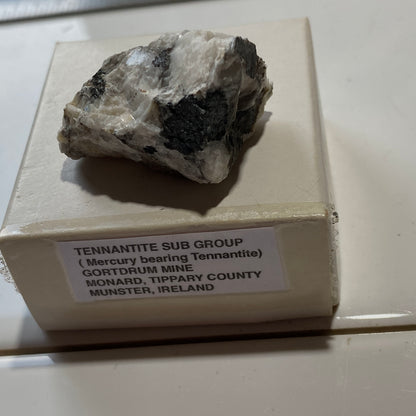 TENNANTITE : GORTDRUM MINE, MONARD, TIPPARARY, IRELAND. 19g MF5278