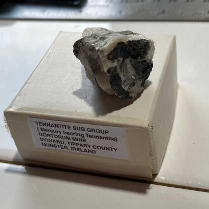 TENNANTITE : GORTDRUM MINE, MONARD, TIPPARARY, IRELAND. 19g MF5278