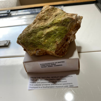 PYROMORPHITE ON MATRIX : HARD RIGG EDGE, OUSBY, EDEN, CUMBRIA  380g MF5279