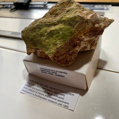 PYROMORPHITE ON MATRIX : HARD RIGG EDGE, OUSBY, EDEN, CUMBRIA  380g MF5279
