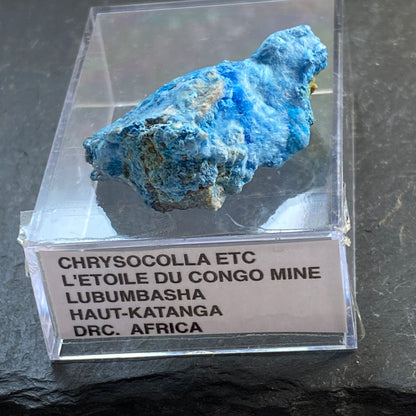 CHRYSOCOLLA ETC FROM L'ETOILE DU CONGO MINE, D.R.C. 8g MF1393