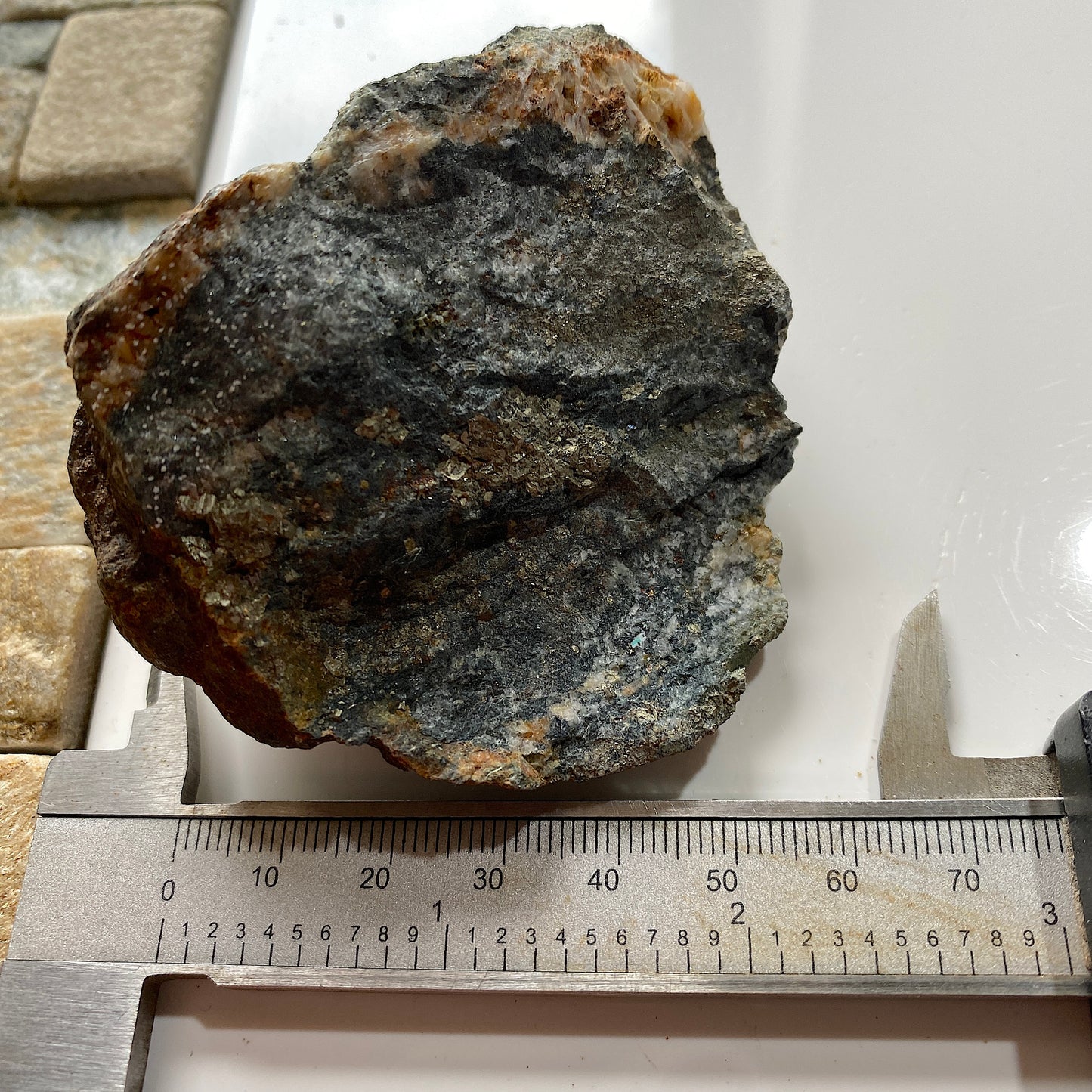 ARSENOPYRITE [ETC] : POLDICE MINE, GWENNAP, CORNWALL, ENGLAND 162g MF5280