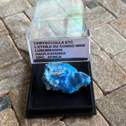 CHRYSOCOLLA ETC FROM L'ETOILE DU CONGO MINE, D.R.C. 8g MF1393