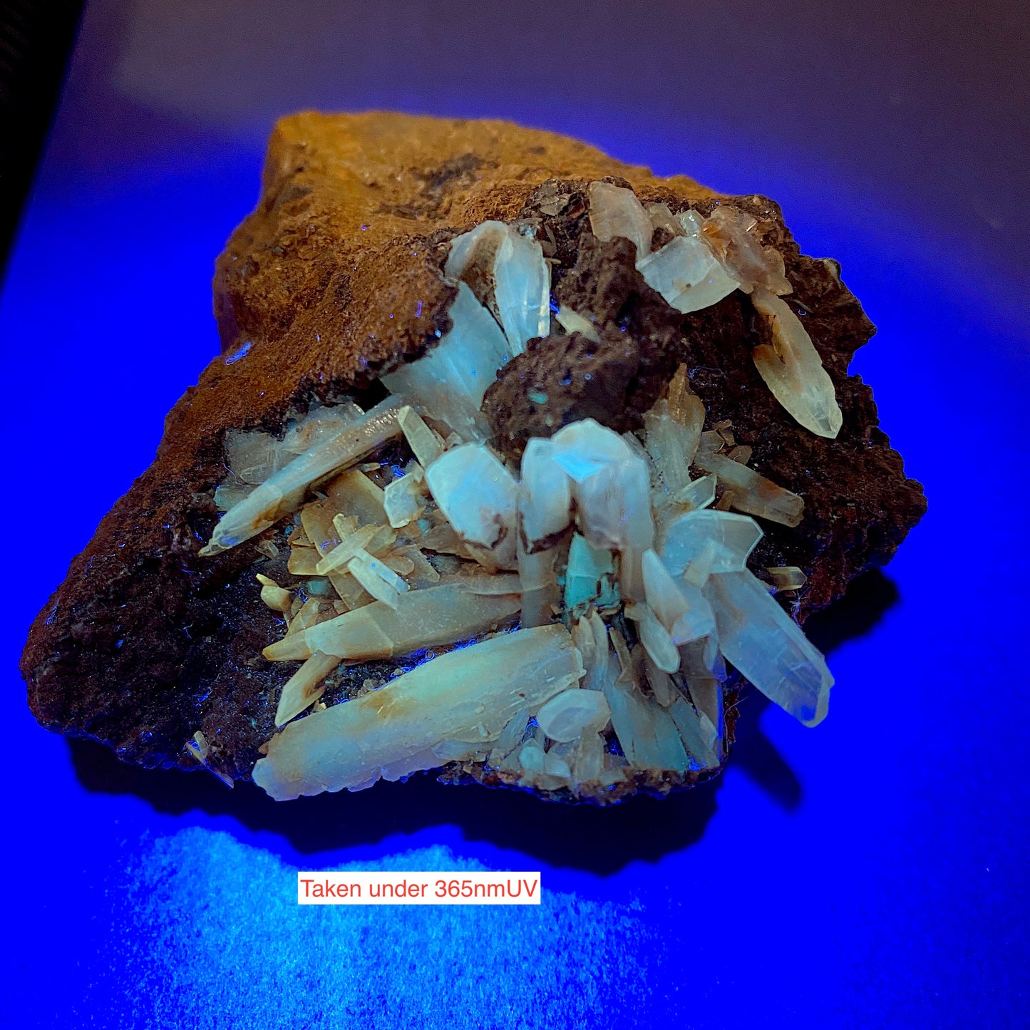 ARAGONITE ON MATRIX : CLEATOR MOOR IRON MINES, COPELAND, CUMBRIA. 144g MF5281
