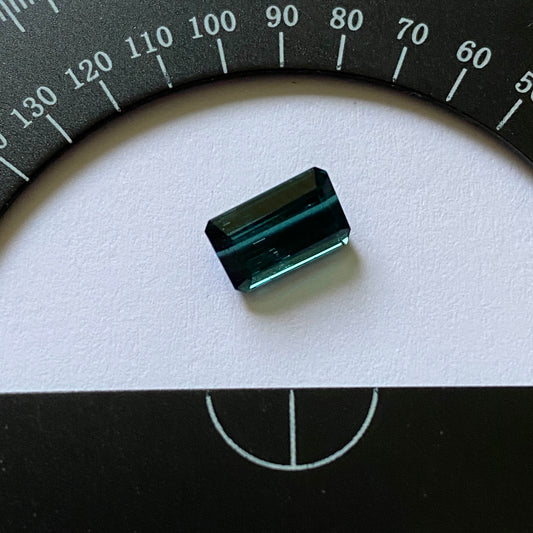 INDICOLITE TOURMALINE GEMSTONE - HAROMOSH , SKARDU, PAKISTAN 1.61 Ct MFG3014