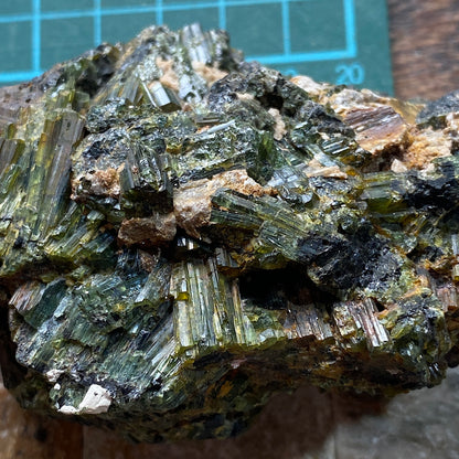 TOURMALINE MULTIPLES IMPRESSIVE SPECIMEN : CLIGGA MINE, PERANPORTH, CORNWALL  213g MF5282