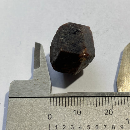 ALMANDINE GARNET - ZILLERTAL, TYROL, AUSTRIAN ALPS. 9g MF4456