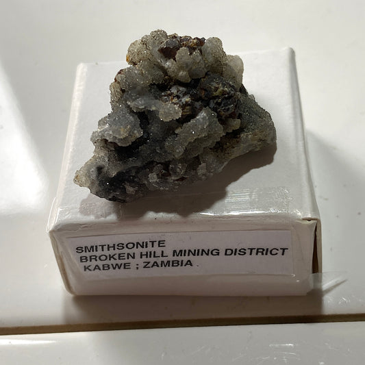 SMITHSONITE : BROKEN HILL MINES, KABWE, CENTRAL PROVINCE, ZAMBIA 11g MF5283