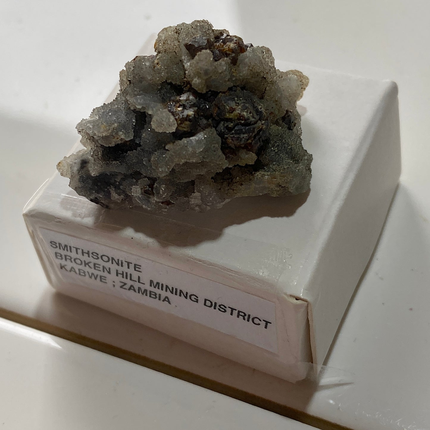 SMITHSONITE : BROKEN HILL MINES, KABWE, CENTRAL PROVINCE, ZAMBIA 11g MF5283