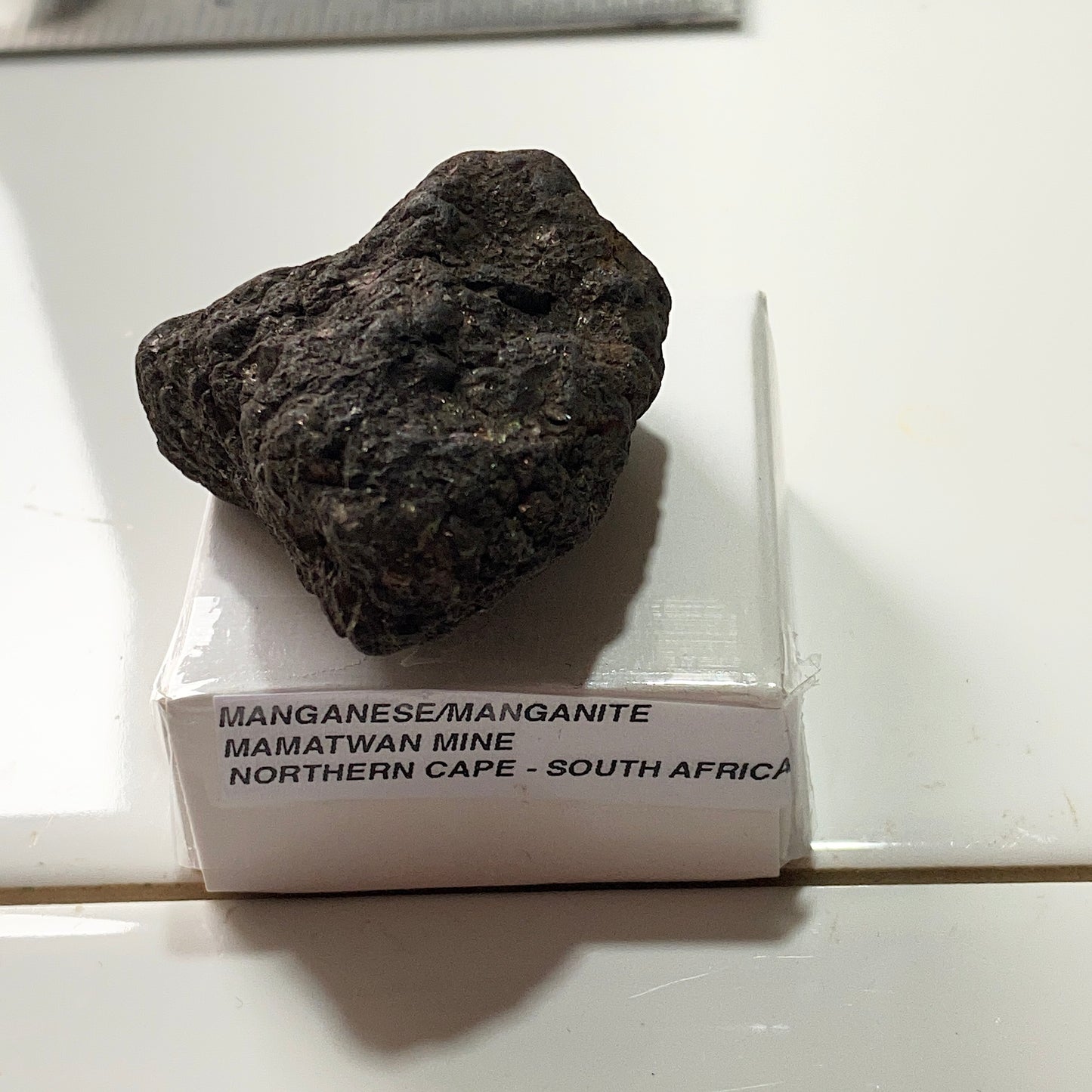 INTERESTING MANGANESE/MANGANITE PIECE : MAMATWAN MINE, NORTHERN CAPE, SOUTH AFRICA 76g. MF5284