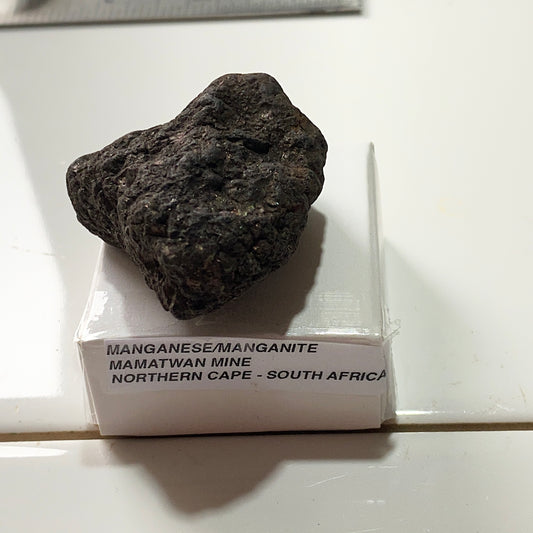 INTERESTING MANGANESE/MANGANITE PIECE : MAMATWAN MINE, NORTHERN CAPE, SOUTH AFRICA 76g. MF5284