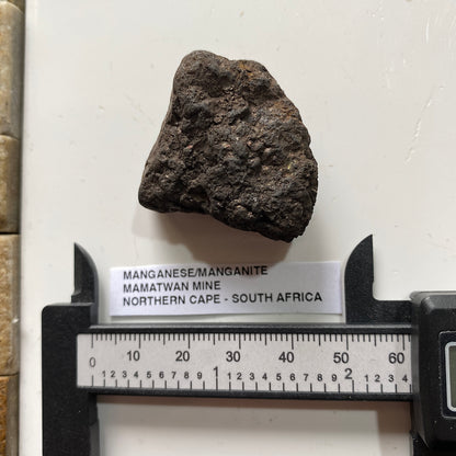 INTERESTING MANGANESE/MANGANITE PIECE : MAMATWAN MINE, NORTHERN CAPE, SOUTH AFRICA 76g. MF5284