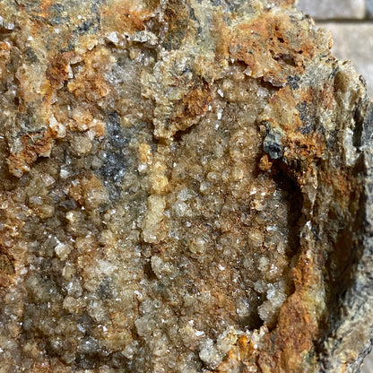 HEULANDITE ON MATRIX : CORPUS CHRISTI LODE, BOTALLACK MINE, ST JUST, CORNWALL 561g MF4648