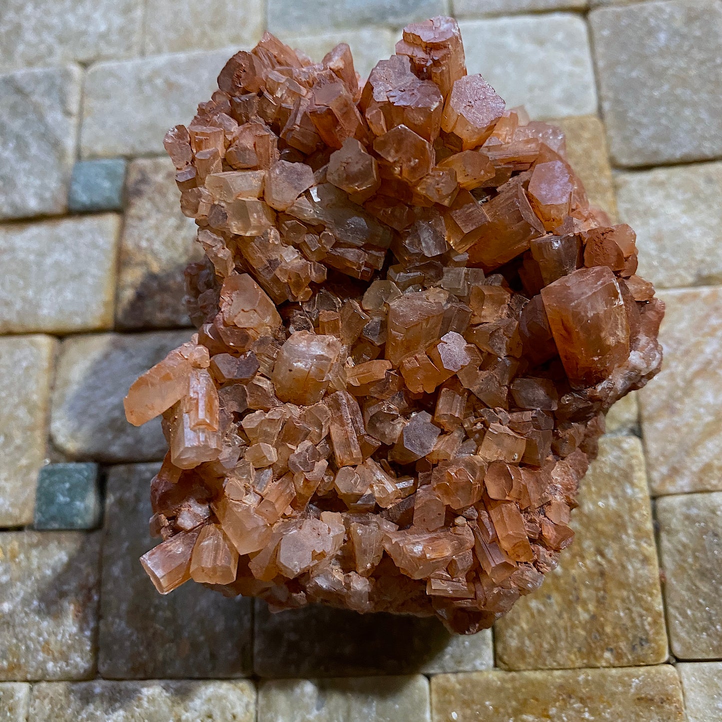 ARAGONITE CLUSTER : TAZOOTA, SEFROU, ATLAS MOUNTAINS, MOROCCO 204g MF5287