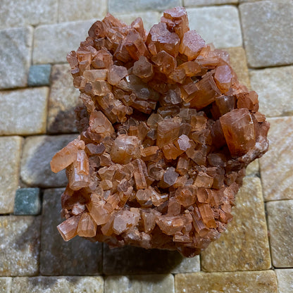 ARAGONITE CLUSTER : TAZOOTA, SEFROU, ATLAS MOUNTAINS, MOROCCO 204g MF5287