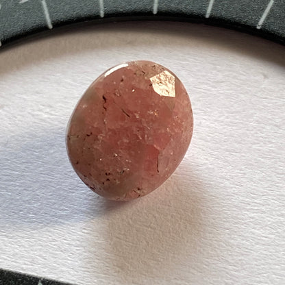 "STRAWBERRY" QUARTZ GEMSTONE - CURVELO, MINAS GERAIS, BRAZIL 3.60Ct MFG2215