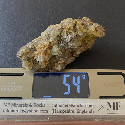 FLUORITE - EASTGATE QUARRY, STANHOPE, WEARDALE, CO DURHAM, ENGLAND 54g MF123