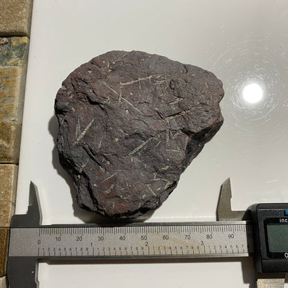 CHIASTOLITE IN MUDSTONE : SADDLEBACK OLD MINE, MUNGRISDALE, EDEN, CUMBRIA 195g MF5289